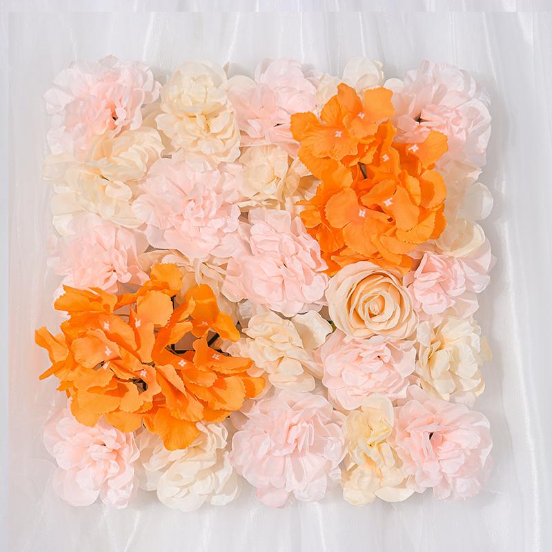 3D настенная панель с цветами 15,7*15,7 дюйма, искусственный цветок, настенный фон, шелковый коврик с розой для домашней вечеринки, свадебного декора, фон