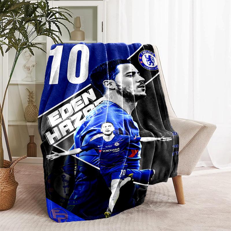 1pc Blanket - Chelsea FC logo Print Design, Lightweight Blanket for Sofa, Bed- Soft &Warm, Gift for All Seasons