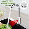 Infrared Sensor Basin Sink Faucet Touchless Automatic Touch Free Water Saving Sensor Deck Mount Sense Water Faucets Tap