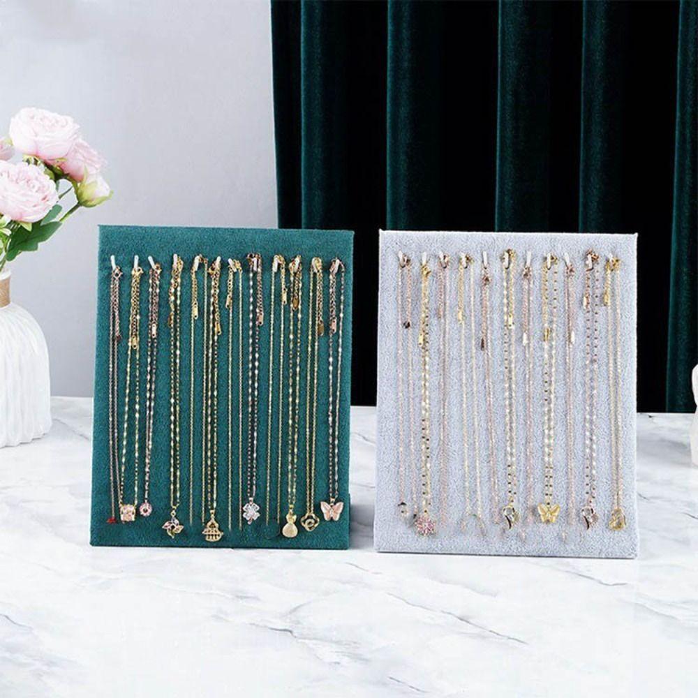 Large Bracelet Display Rack Flannel Jewelry Collection Rack New Necklace Display Shelf