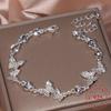 The butterfly bracelet is made of 925 sterling silver, a fashionable, luxurious and exquisite piece of jewelry that is perfect as a gift.