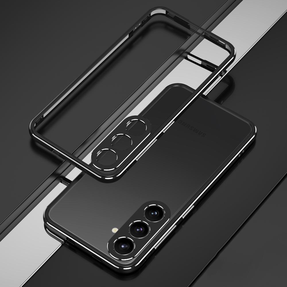 Металлический бампер для Samsung Galaxy S25 с защитой объектива камеры