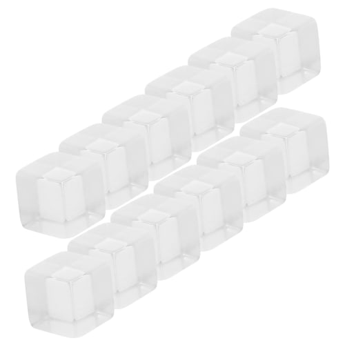 WEKAMOS Transparent Dice, Clear Dice, Large Dice for Games