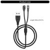 Магнитный USB-кабель для зарядки 2-в-1 для наушников с 2 контактами / для умных часов с 4 контактами Быстрая зарядка Портативный