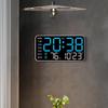 Multifunctional Borderless Digital Clock - Wall & Stand Display for Living Room