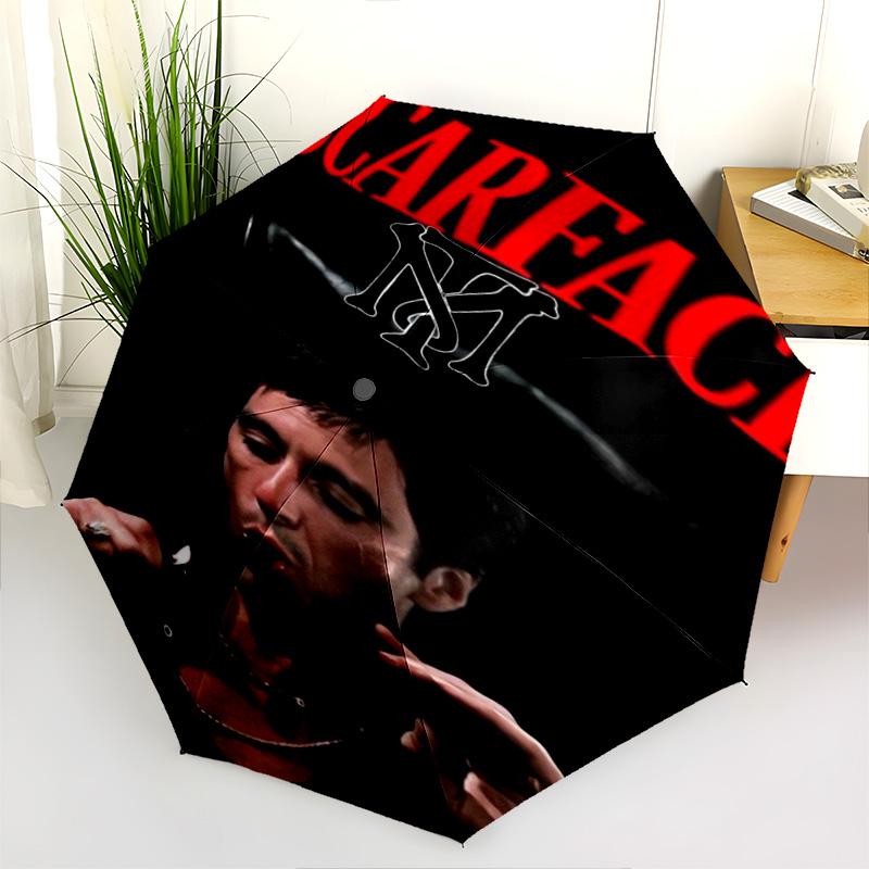 Power Ambition Scarface Folding umbrella Umbrella Suitable for all seasons light Gift outdoor