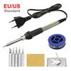 60 Вт Регулируемая температура Электрический паяльник Сварочный утюг Паяльная станция Наконечники для терморучек Инструмент для самостоятельного ремонта
