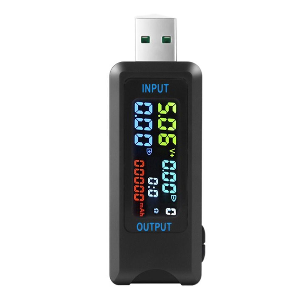 Color Display USB Tester Type-C&USB Current Voltage Meter DC Digital Voltmeter  Hard Disk