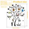 Creative 3D Photo Frame Tree Wall Sticker DIY Customizable Photo Collage Kit Adhesive Wall Picture Frames for Living Room