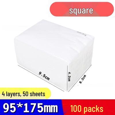 Бумажные салфетки ChuyiQi Square, 100 пачек