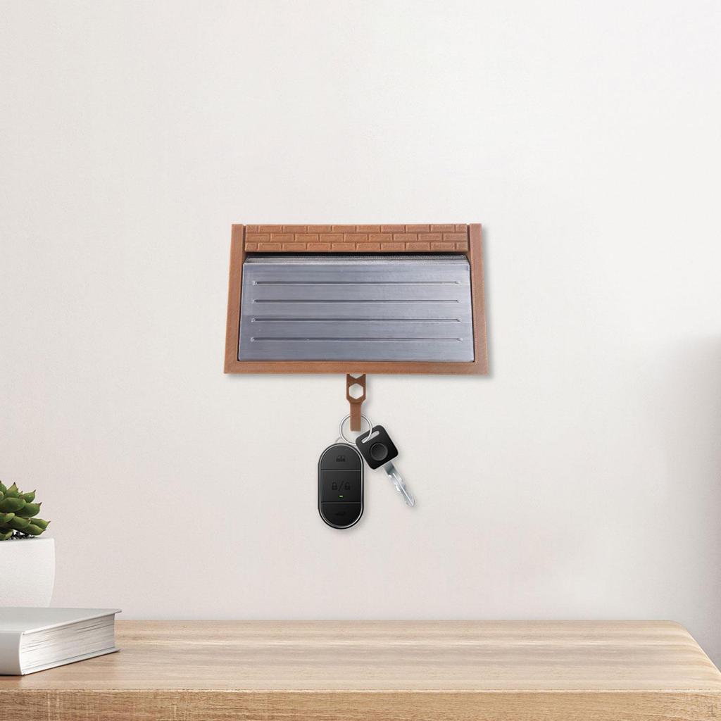 Car Garage Key Holder with Opening Door Keychain 3D Printed Opener Keys Rack for Entryway