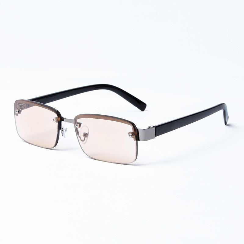 Новые очки для чтения в офисе, портативная лупа, унисекс, +1,0/+1,5/+2,0/+2,5/+3,0/+3,5, солнцезащитные очки с полуоправой из кристаллов