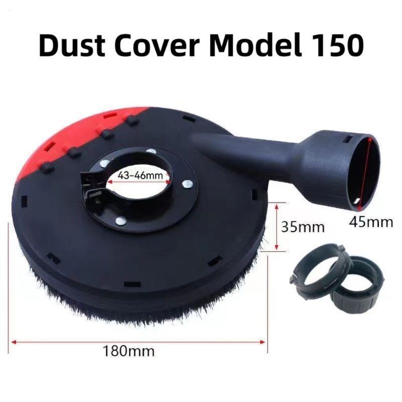 100/125mm Universal Surface Cutting Dust Shroud For Angle Grinder Built-in Tight Bristles Dust Collector Attachment Cover Tools