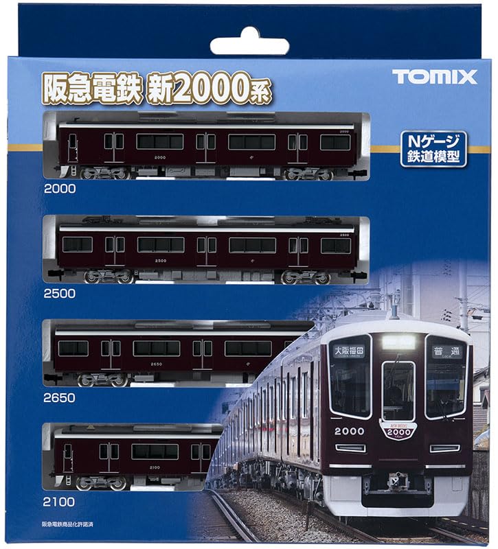 TOMYTEC TOMIX Железная дорога Hankyu Серия 2000 Новая Стартовый набор Takarazuka First Train Базовый набор Модель поезда 97217 Линия,