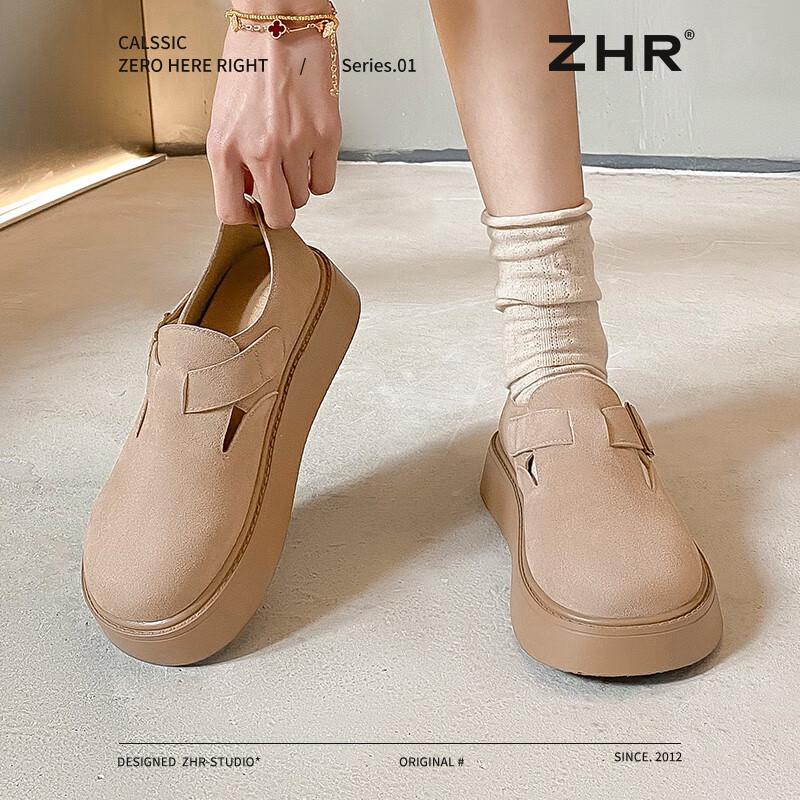 Женская обувь ZHR в стиле Birkenstock на толстой подошве