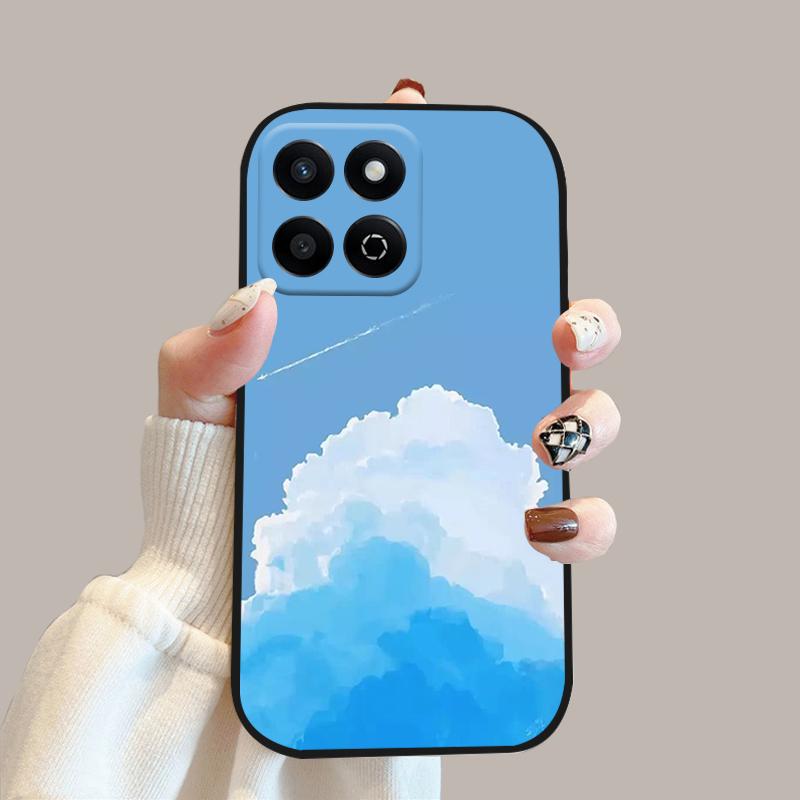 Мультяшный чехол-книжка для Honor 200 Smart Case X7c 4G Силиконовый мягкий ТПУ чехол для телефона для Honor Play 60 Plus 5G Защитный чехол Funda Cases