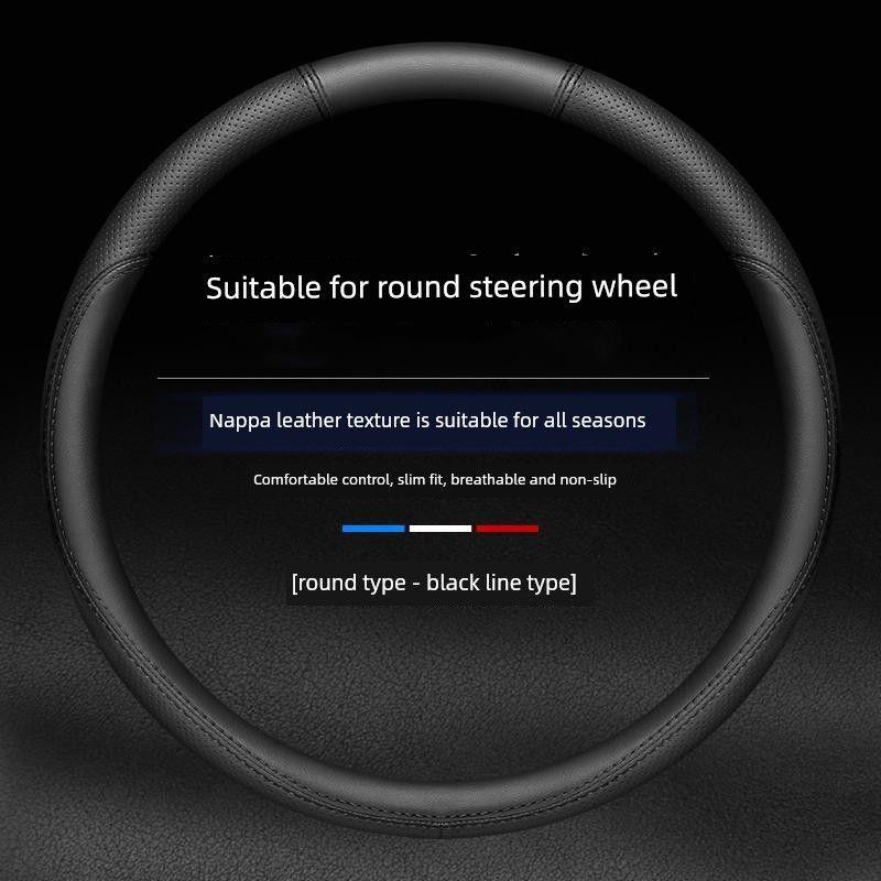 Suitable for Skoda Octavia, Fabia, Rapid, Superb, Yeti, and Hao Rui Car Steering Wheel Cover, Anti-Slip
