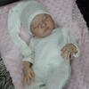 BZDOLL 50 см 20 дюймов Мягкий винил Спящий Ребенок Кукла Реборн с 3D-раскрашенной Кожей, Видимыми Венами и Тканевым Телом Игрушка для Девочки Детей Новорожденный Подарок