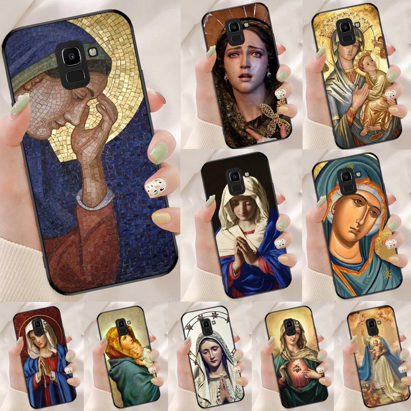 Чехол с Девой Марией для Samsung Galaxy M33 M35 M55 M15 M12 M13 M14 M34 M54 M53 M21 M31 M11 M32 M52 M06 M16