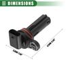 Chrysler 200 Engine Crankshaft Position Sensor Crank Sensor | Black | Aftermarket Branded | X AUTOHAUX