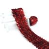 4.8cm/1M Stretch Sequin Lace Ribbon Glitter Sewing Materials DIY Dance Costume Accessories  Dance