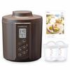 TANICA New KAMOSICO Glass Set Temperature Control Fermented Food Maker with Timer and Buzzer 1100ml (25-70℃) KS-02GC
