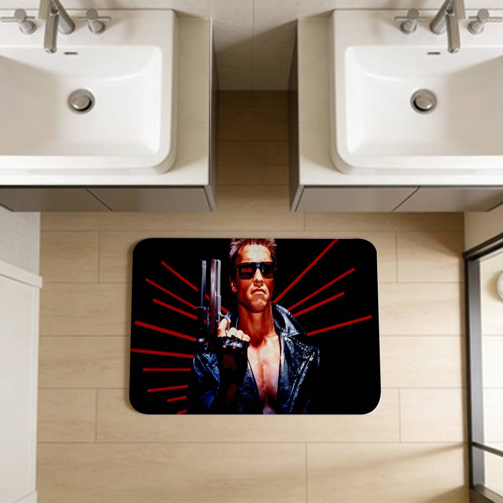 Terminator Movie Floor Mat Cheaper Anti-slip Modern Living Room Balcony Printed Bedside Mats