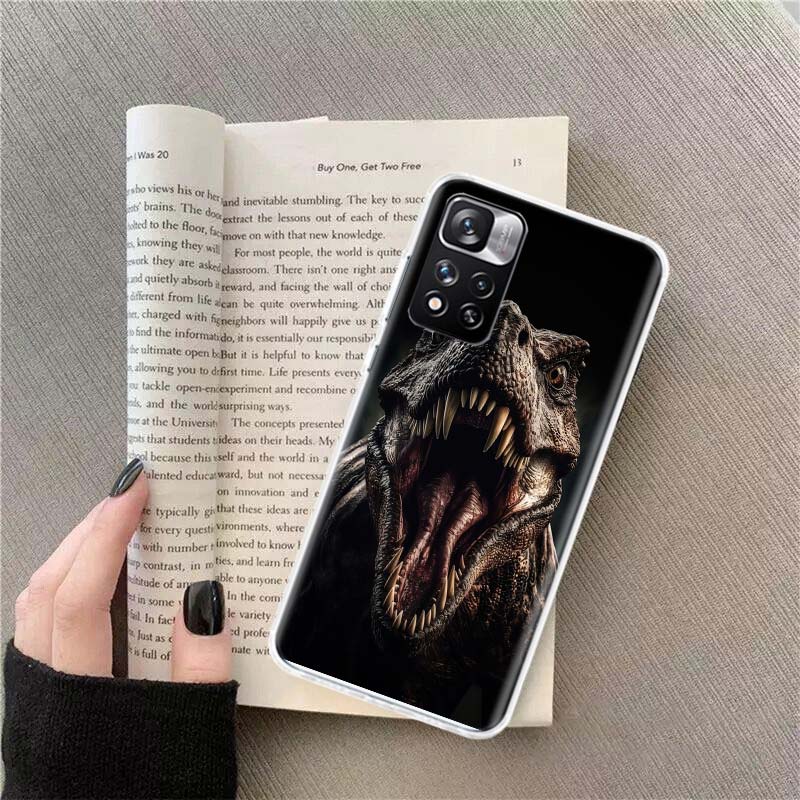Чехол для телефона с динозаврами и доисторическими животными Для Redmi Note 13 12 Pro Plus 14 15 Pro 5G 11 11T 11E 11S 10 Pro 10S 9 9S Чехол Cell Cl
