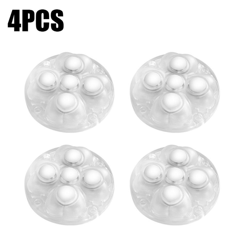 4 шт. Самоклеящиеся мебельные ролики, вращающиеся на 360°, ролик для ящика для хранения, новый шкив