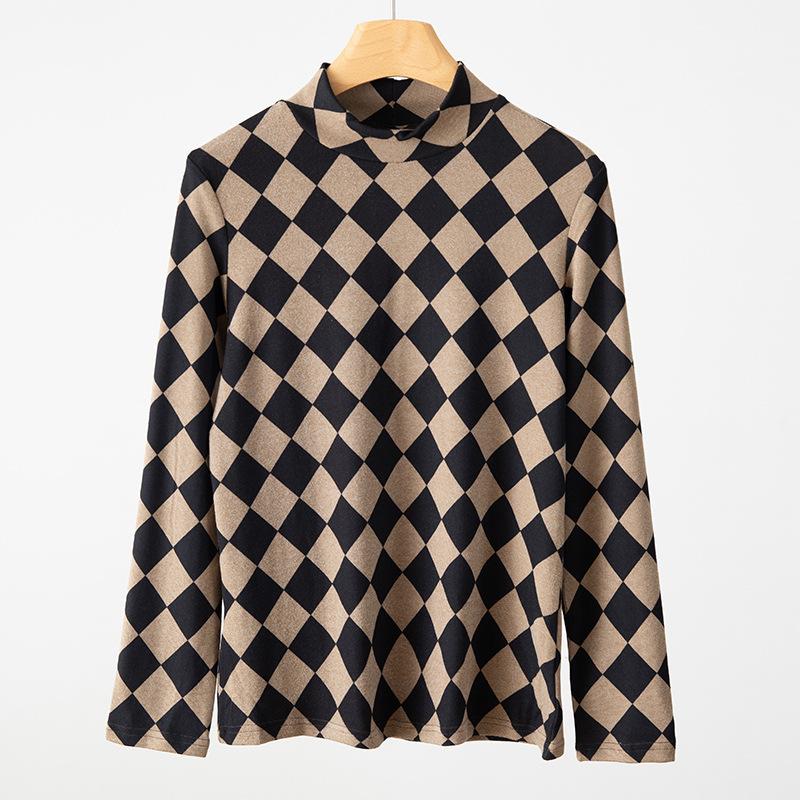 DAFIFY Женские модные повседневные осенне-зимние свитера с длинным рукавом и полуводолазкой