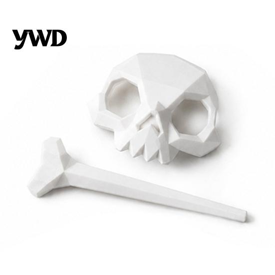 Забавный подарок для девочек, Череп Шпилька для волос, 3D-печатный Готический Костяной Зажим-заколка, Косплей Украшения для Женщин, Жуткий Темный Штырек, Декор для Хэллоуинской Вечеринки