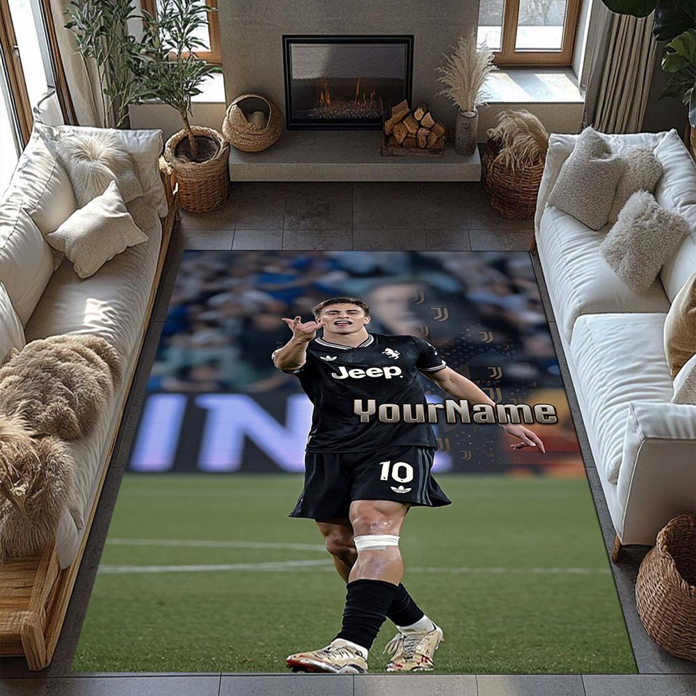 Juventus Personalized Name Area Rug Design for Dormitory Game Room Kitchen Decorate room Anti-slip Rug Anime Office Decor Wedding Party Gift