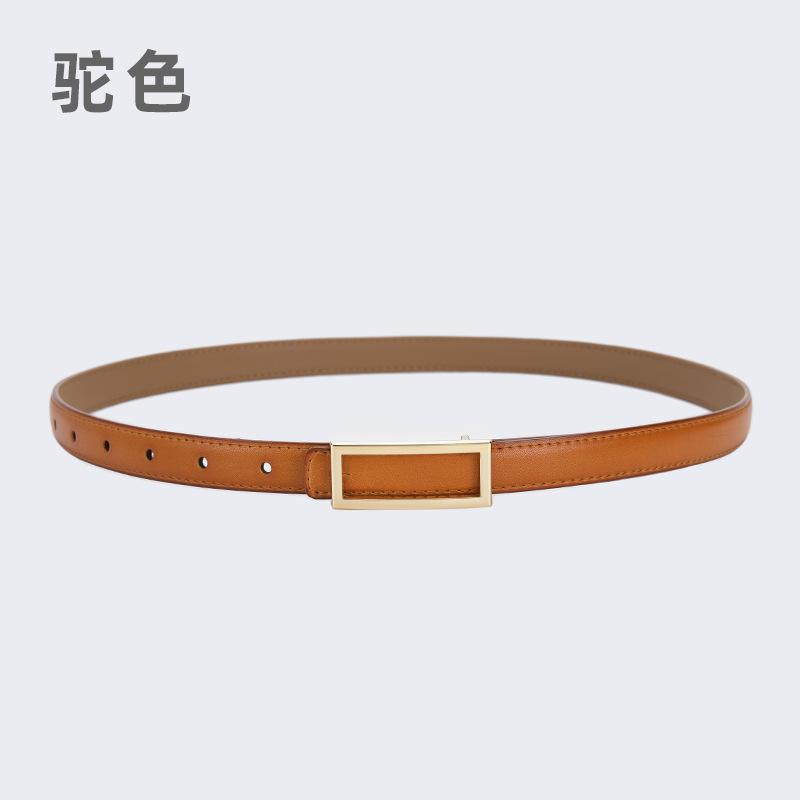 Четыре сезона в наличии новый тонкий пояс для женской юбки кожаный маленький пояс простой подходящий декоративный пояс для студента женский