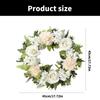 Elegant Florals Wreath Portable Accessory for Living Room or Office Decoration