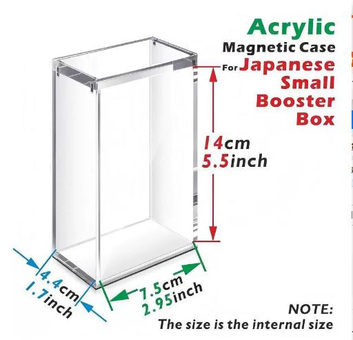 In Stock PTCG Japanese Edition 10 Pack ETB and Other Acrylic Magnetic Protection Box Highly Transparent Box Dustproo