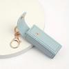 Pu Leather Lipstick Bag Lipstick Storage Box Key Chain Mini Cosmetic Bag  Lipstick Storage