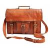 Leather Vintage Messenger Bag Shoulder Men Satchel S Laptop School Briefcase