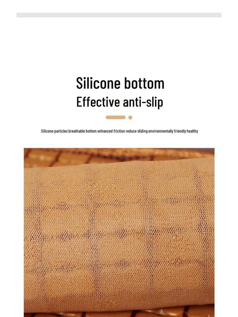 Летняя охлаждающая бамбуковая подушка для сиденья - Дышащая ледяная подкладка для офисного кресла или автомобиля