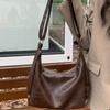 Сумка-хобо Boston Crossbody Y2k Женская Сумка Модная Кожаная Сумка на Плечо Дамская