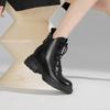 Женские ботинки из натуральной кожи Весна Осень Обувь на платформе для женщин Модные ботинки на шнуровке Европейская женская обувь Ботильоны для женщин
