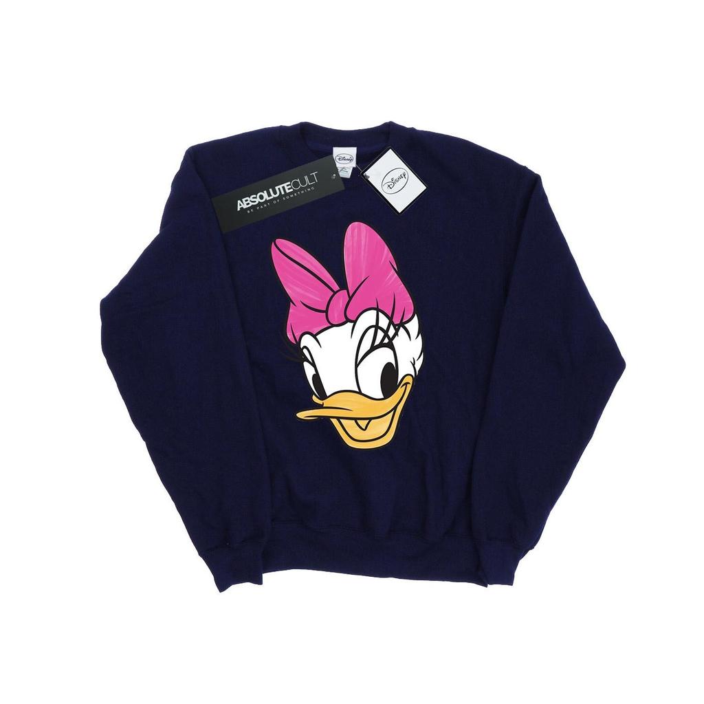 Disney Womens/Ladies Daisy Duck Head Painted Sweatshirt