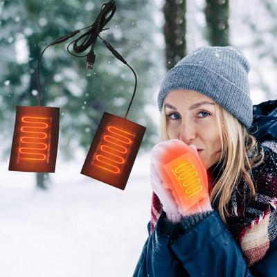 USB Грелка для одежды Электрическая грелка 2 в 1 Зимняя грелка Электрический нагревательный лист Греющая грелка для жилета куртки