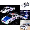 Electric Large Police Car Model With Sound Light And Auto Transformation For Kids Play