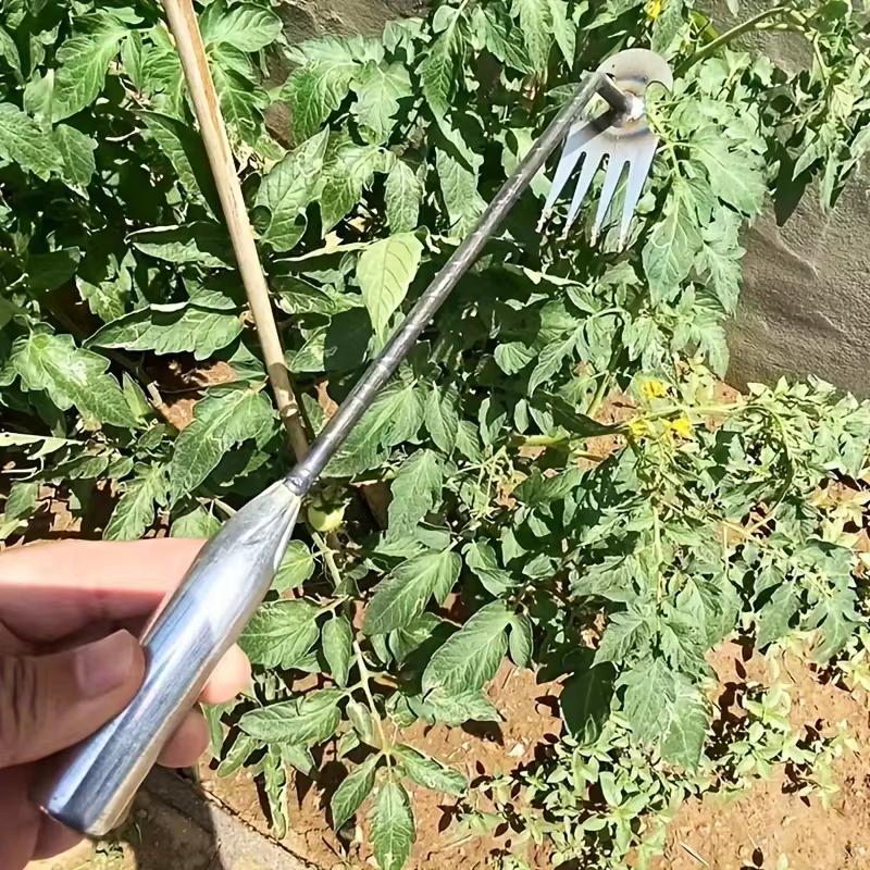 Портативная ручная мотыга для прополки, ручная маленькая мотыга, садовый инструмент, удалитель корней с газона, для садоводства, инструмент для копания на открытом воздухе