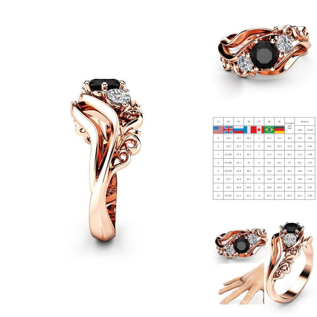 Роскошное кольцо, обручальное кольцо, кольцо обещания с вневременным волнообразным дизайном и латунью премиального качества