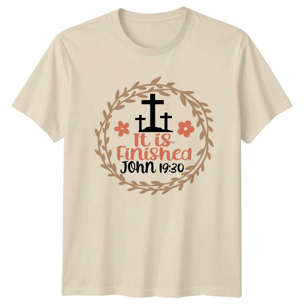 It Is Finished John 1930 TShirt Easter Scripture Christian Faith Easter Gift