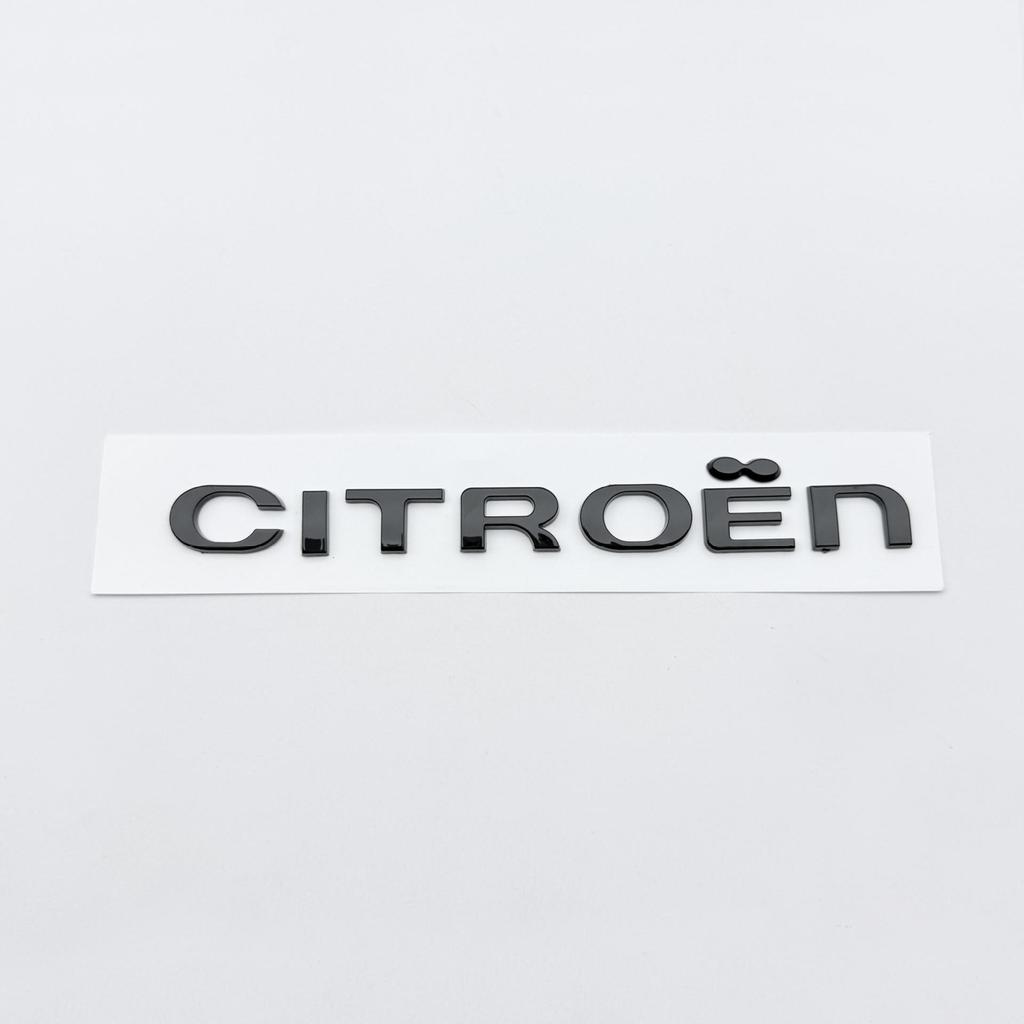 Наклейка с английской буквой на задний логотип Citroen C4 C5 DS5 LS DS6