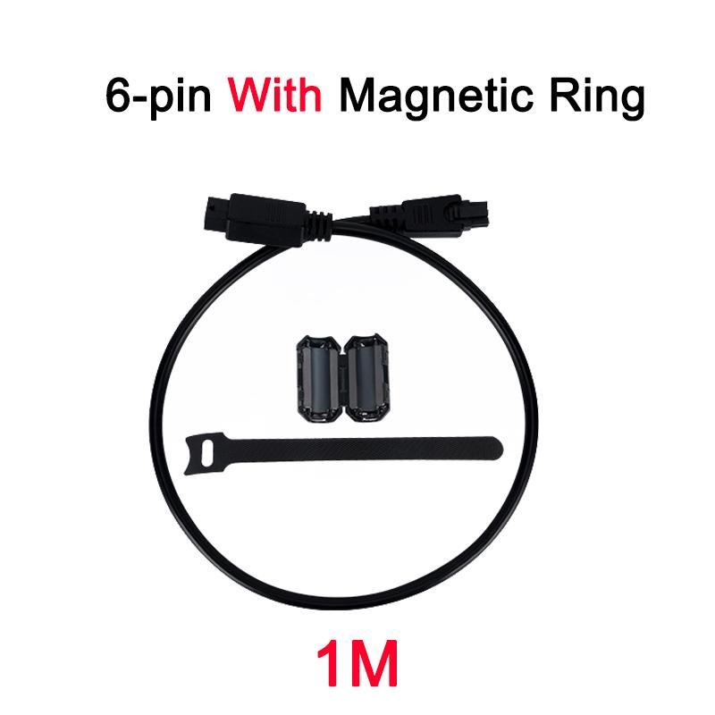 For Bambu Lab H2D X1 P1 Series/Kobra S1/Creality CFS 3D Printer 6pin Extension Cable AMS HUB Connection 1.5 Meters Upgrade Parts