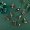 Brass Six-Character Bell, Brass Gourd Pendant, Keychain, Brass Pendant