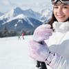 Windproof Tie Dye Gloves Fleece Lined Touchscreen Handwear Ski Mittens  Snowboarding